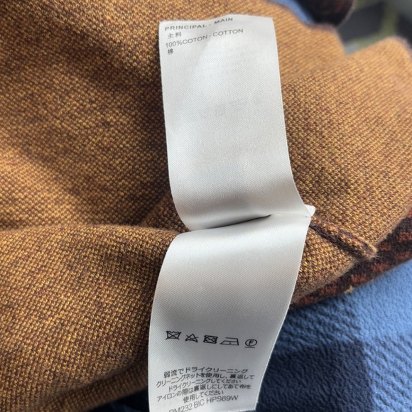 LV Checkered Brown Embroidered T shirt - Large - Picture 6 of 10